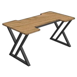 Стол письменный компьютерный из массива дуба, постформинга, или ЛДСП на цельносварном подстолье серии "ТР-3" с выбором цвета ножек и столешницы Стол письменный компьютерный из массива дуба, постформинга, или ЛДСП на цельносварном подстолье серии "ТР-3" с выбором цвета ножек и столешницы