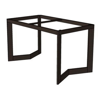 Подстолье для стола серии "Z" ребром с обвязкой и выбором размера и цвета