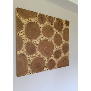 Панно из спилов АКАЦИИ окрашенное с выбором размера и цвета Панно из спилов АКАЦИИ окрашенное с выбором размера и цвета