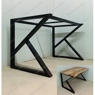 Подстолье цельносварное для стола серии "ТР-6". Выбор размера и цвета.