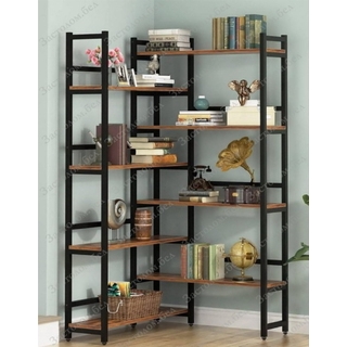 Стеллаж металлический угловой с полками из ДУБА, ЛДСП или постформинга. Выбор размера и цвета