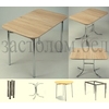 Стол кухонный обеденный. Цвет "Дуб Сонома". На 4-х видах ног. Любой размер.