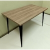Стол из постформинга, ЛДСП или массива дуба на металлокаркасе серии "К-3". Широкий выбор размеров и цветов столешницы