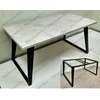 Стол из постформинга, ЛДСП Эггер или массива дуба на подстолье серии "Буа" с выбором цвета ножек и столешницы